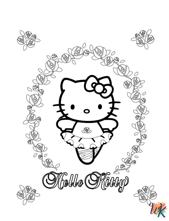 Dibujos para Colorear Hello Kitty 39