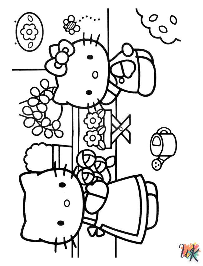Dibujos para Colorear Hello Kitty 40