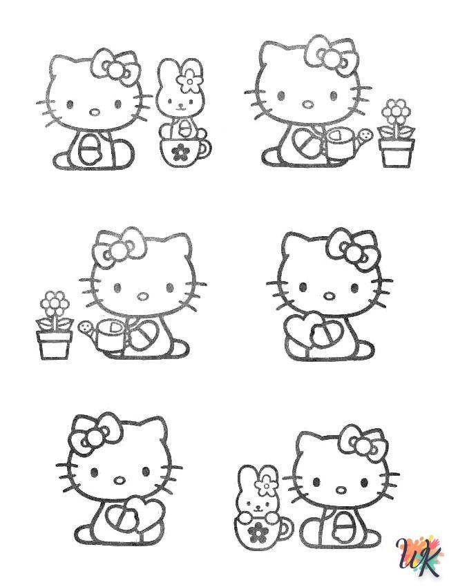 Dibujos para Colorear Hello Kitty 42