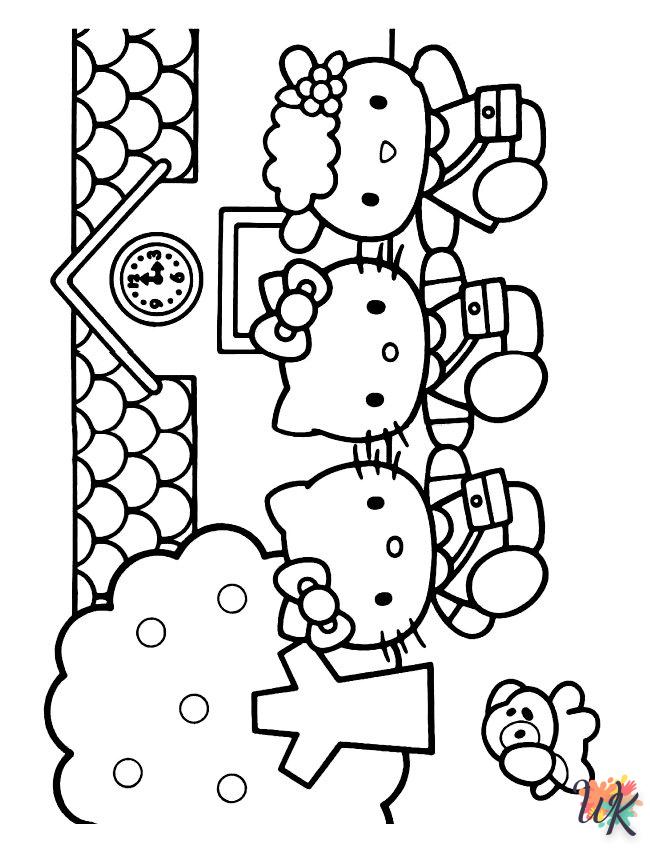Dibujos para Colorear Hello Kitty 44