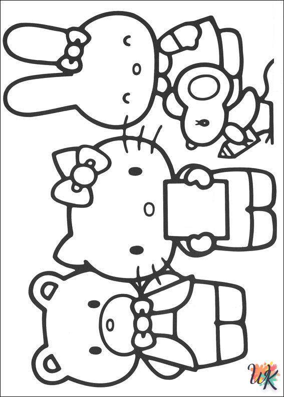 Dibujos para Colorear Hello Kitty 48