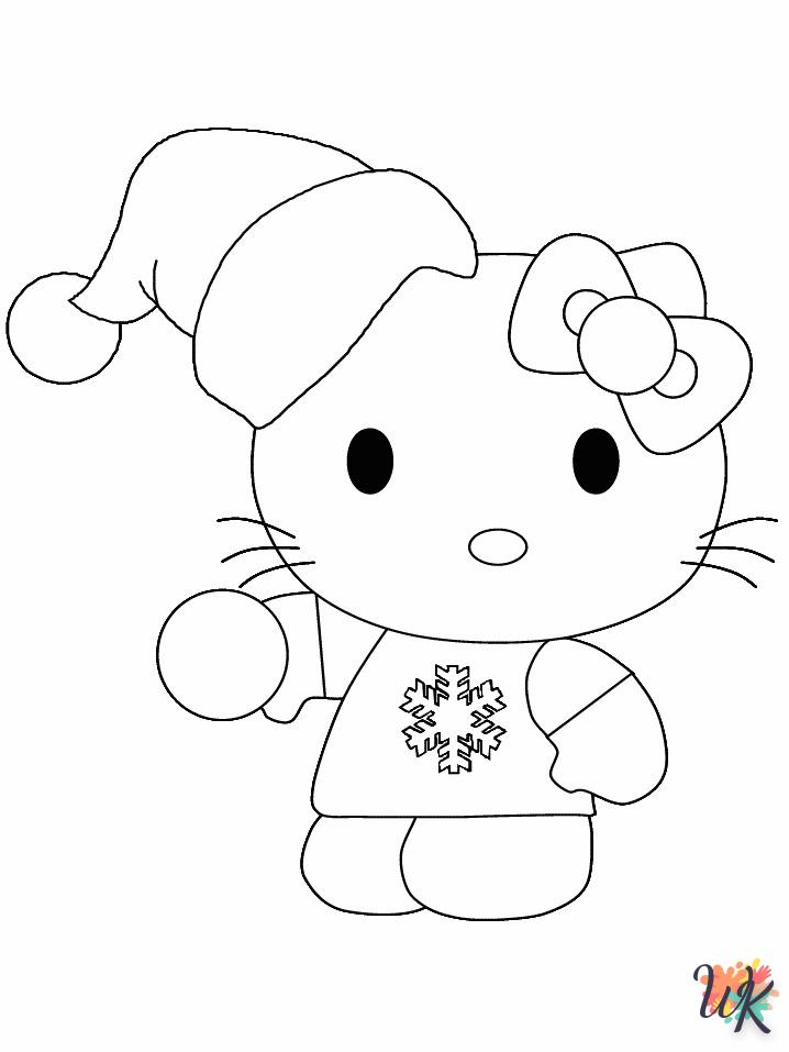 Dibujos para Colorear Hello Kitty 6