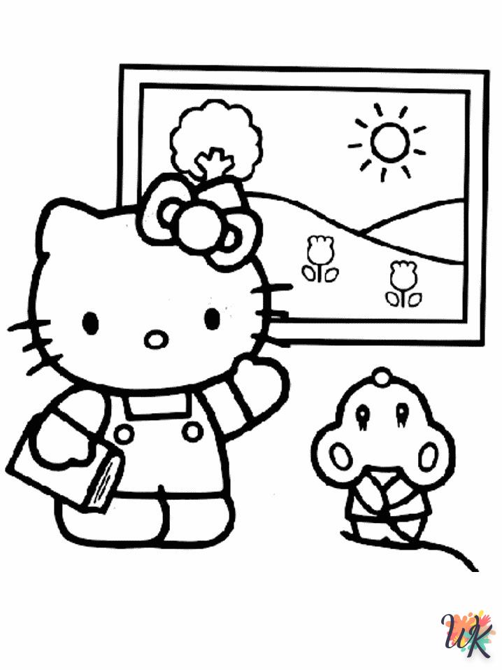 Dibujos para Colorear Hello Kitty 8