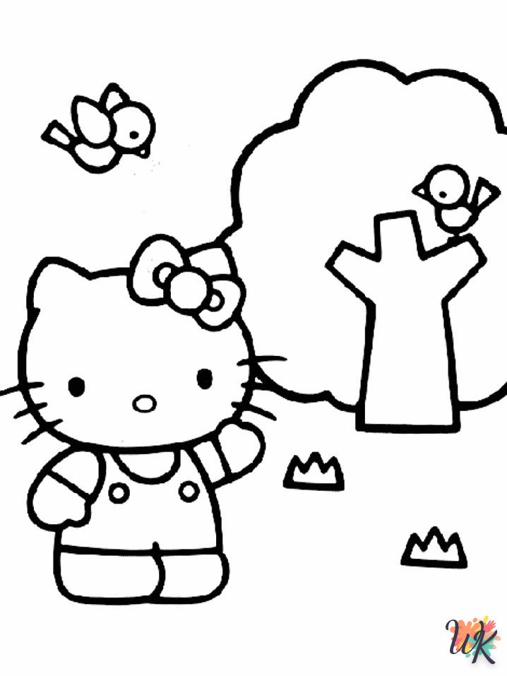 Dibujos para Colorear Hello Kitty 9