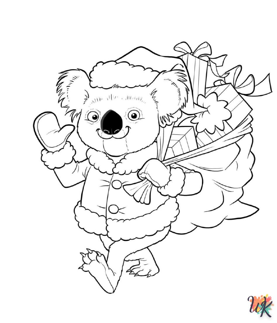 Dibujos para Colorear Koala 9