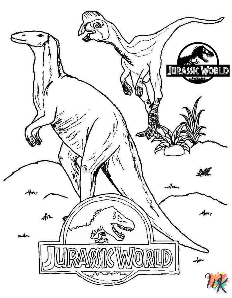 Dibujos para Colorear Parque Jurasico 24