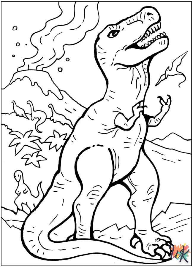 Dibujos para Colorear Parque Jurasico 33