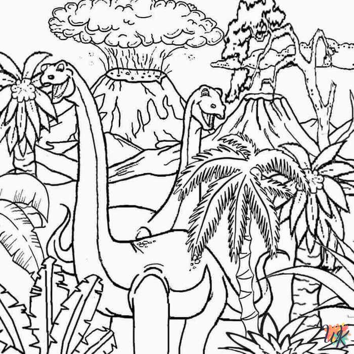 Dibujos para Colorear Parque Jurasico 34