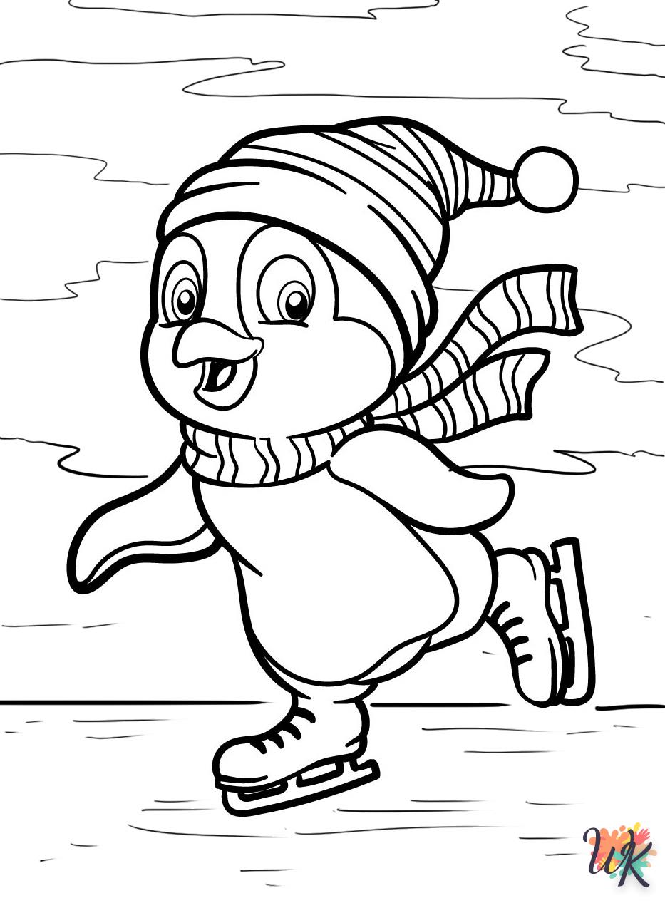Dibujos para Colorear Pinguino 22