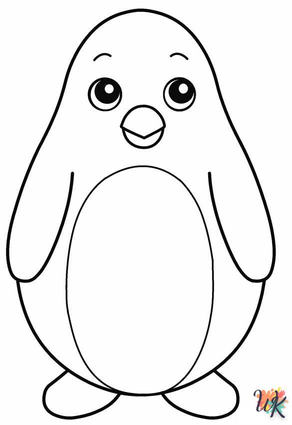 Dibujos para Colorear Pinguino 31
