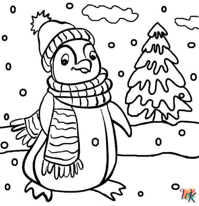 Dibujos para Colorear Pinguino 33