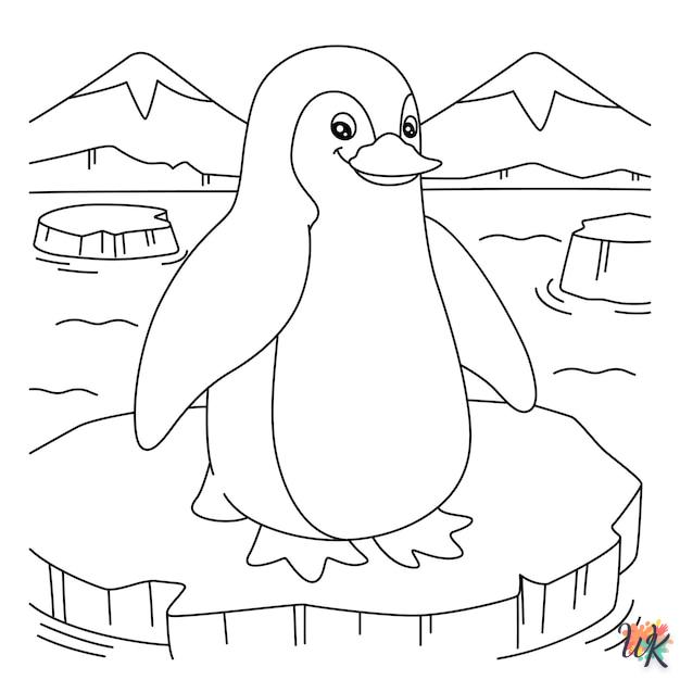 Dibujos para Colorear Pinguino 37