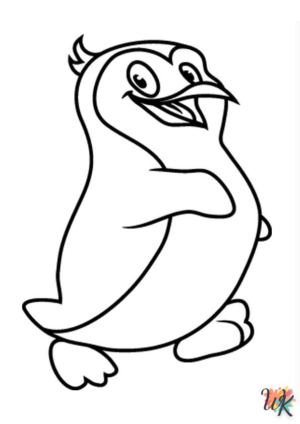 Dibujos para Colorear Pinguino 38