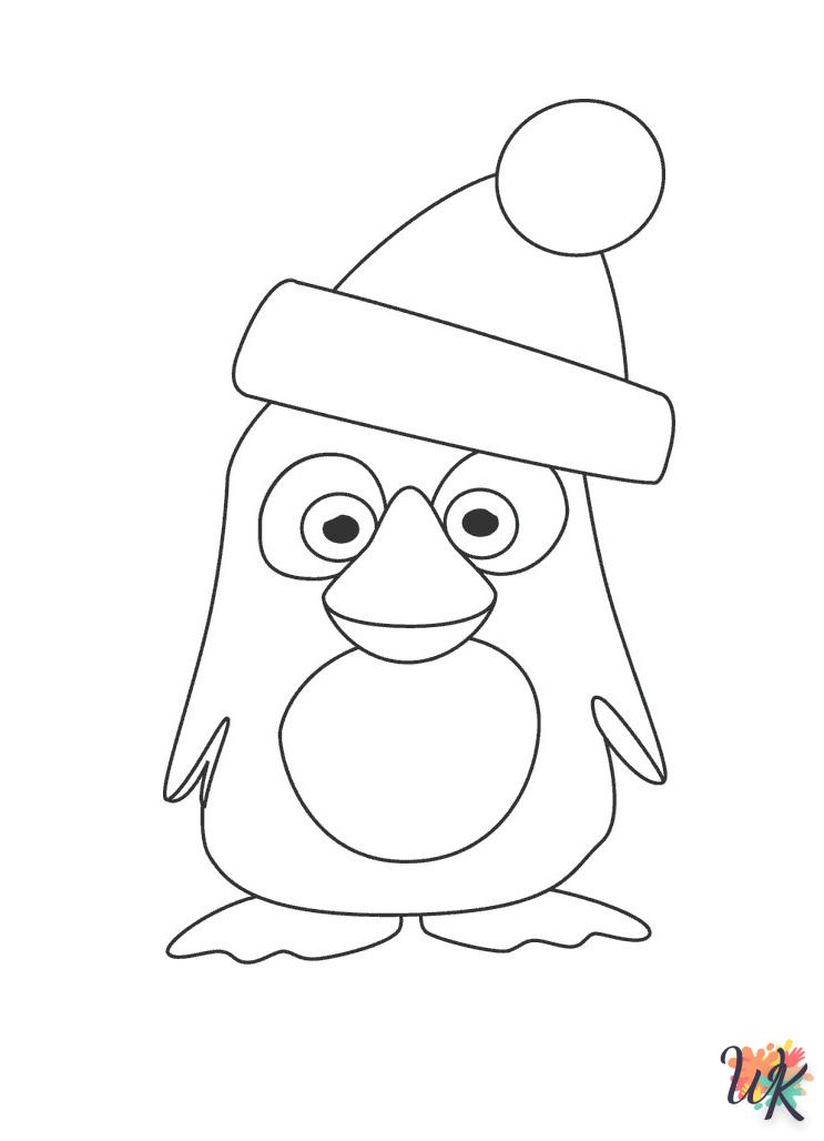 Dibujos para Colorear Pinguino 39