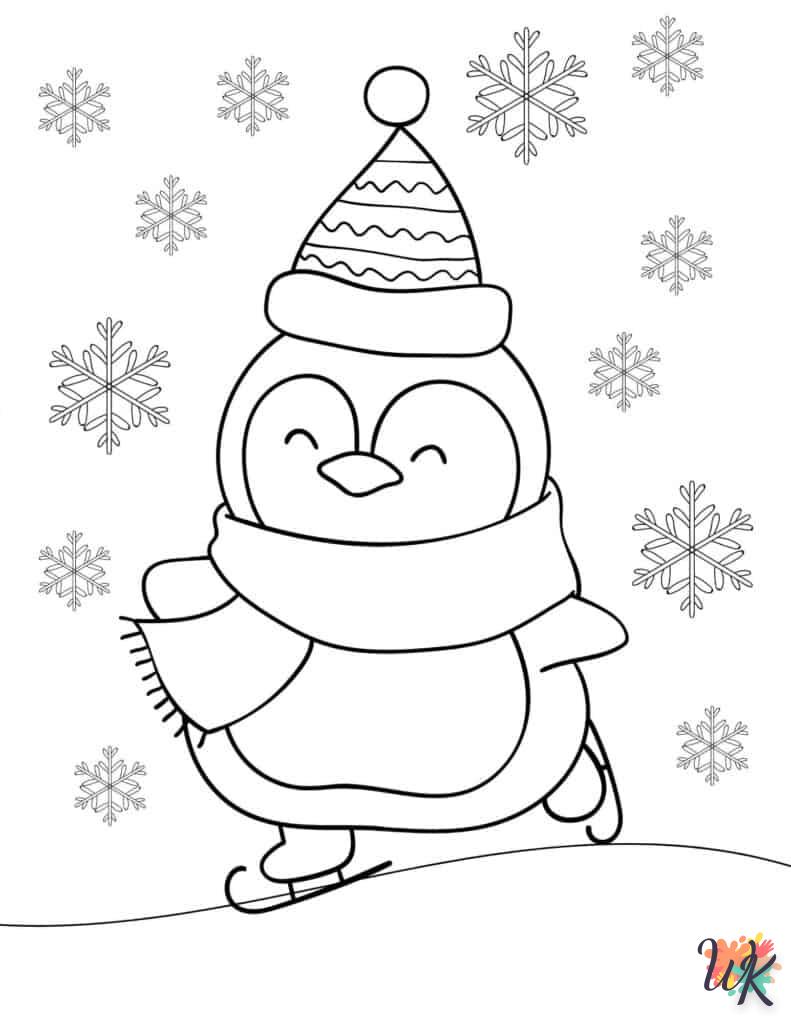 Dibujos para Colorear Pinguino 45