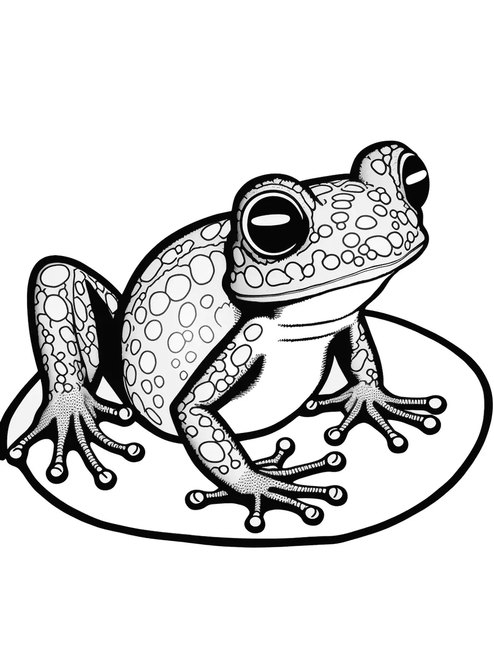 Dibujos para Colorear Poison Dart Frog