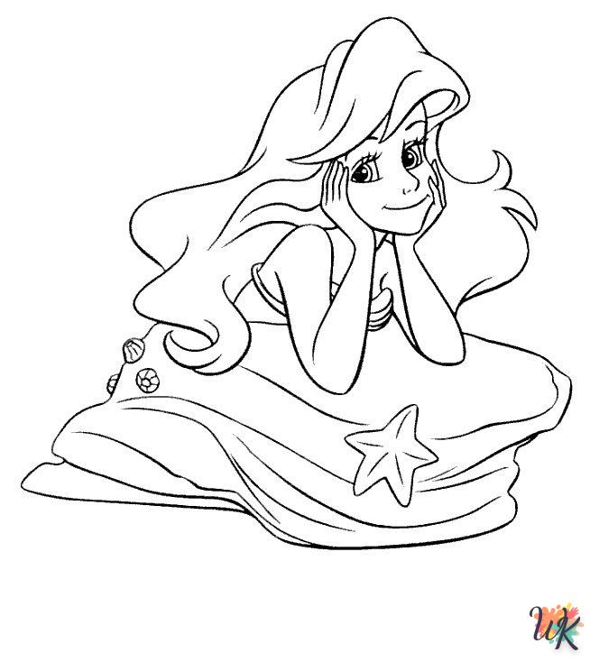 Dibujos para Colorear Princesas Disney 11