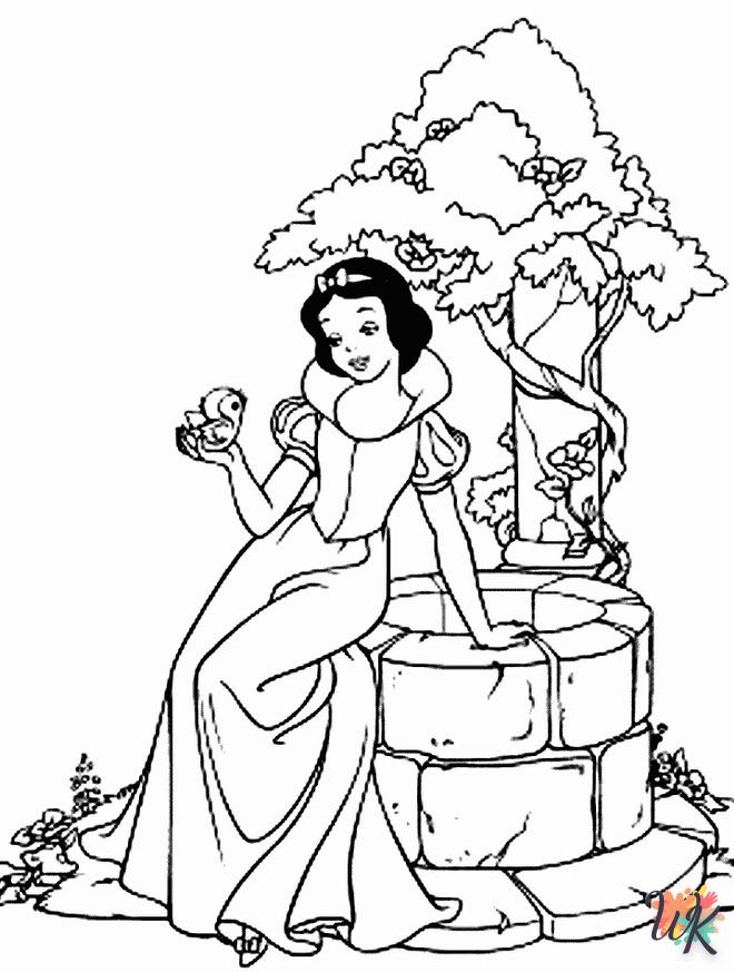 Dibujos para Colorear Princesas Disney 25