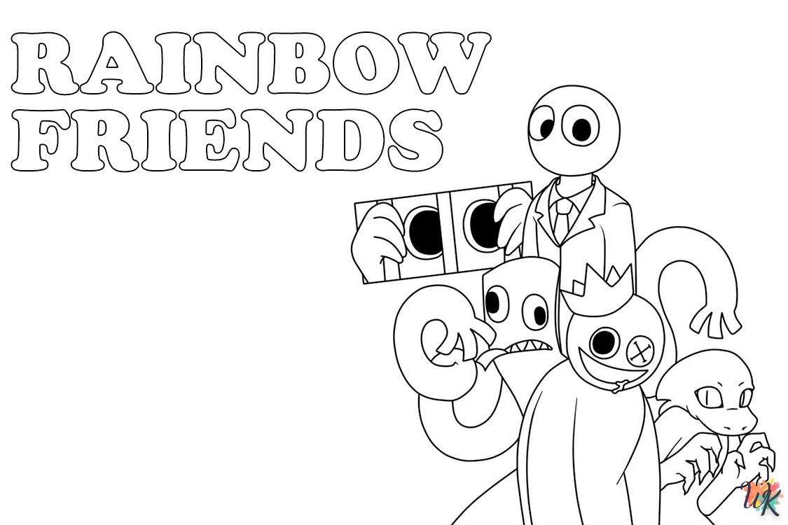 Dibujos para Colorear Rainbow Friends 14