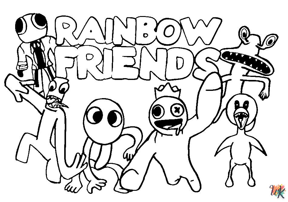 Dibujos para Colorear Rainbow Friends 36