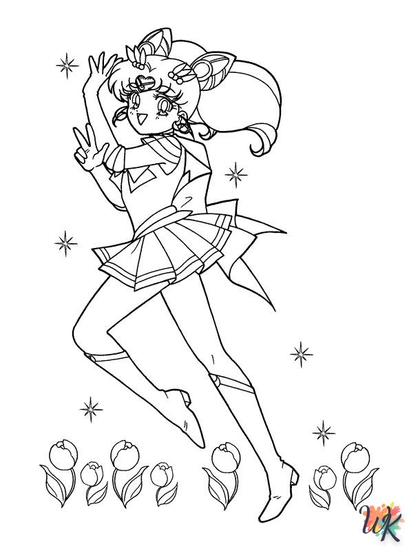 Dibujos para Colorear Sailor Moon 01