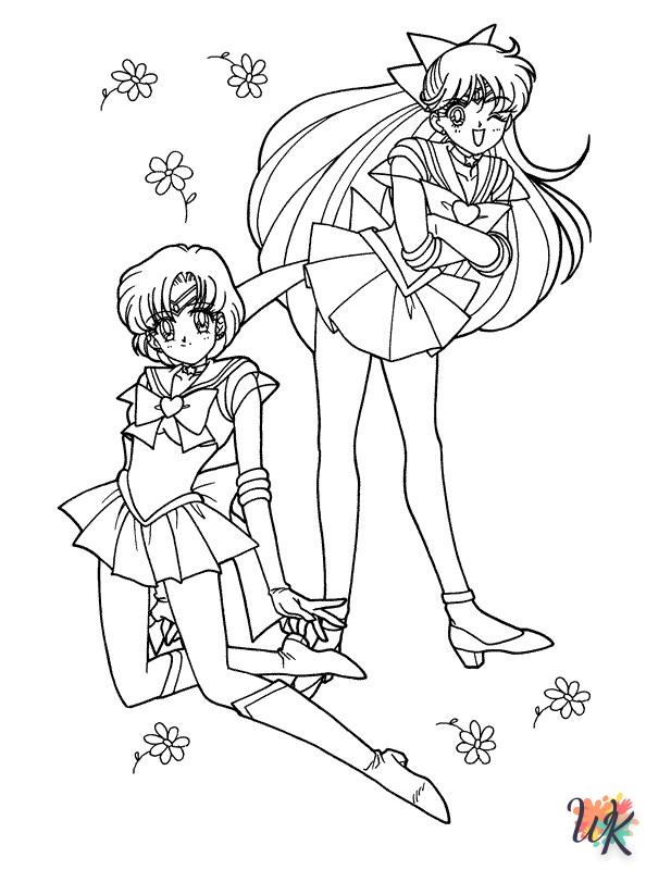 Dibujos para Colorear Sailor Moon 02
