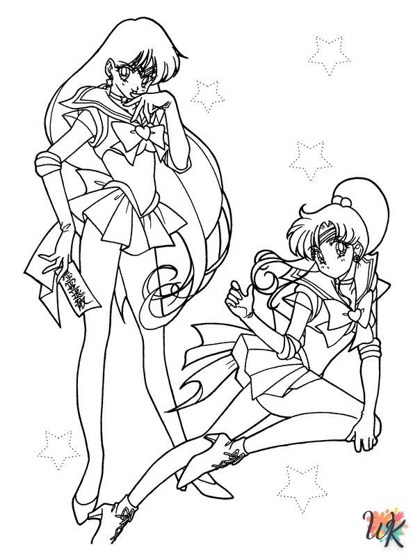 Dibujos para Colorear Sailor Moon 03