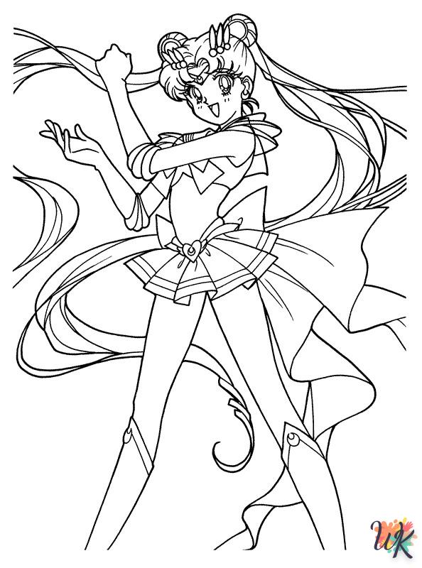 Dibujos para Colorear Sailor Moon 04