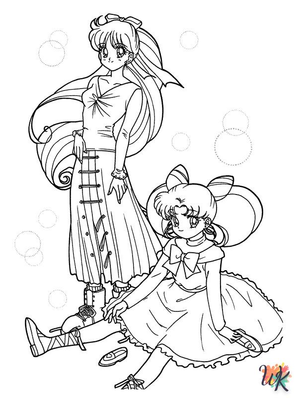 Dibujos para Colorear Sailor Moon 06