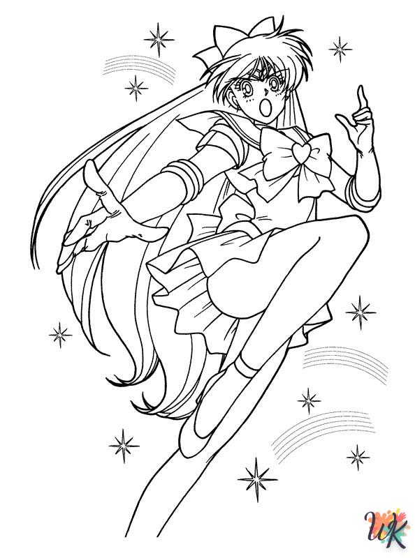 Dibujos para Colorear Sailor Moon 09