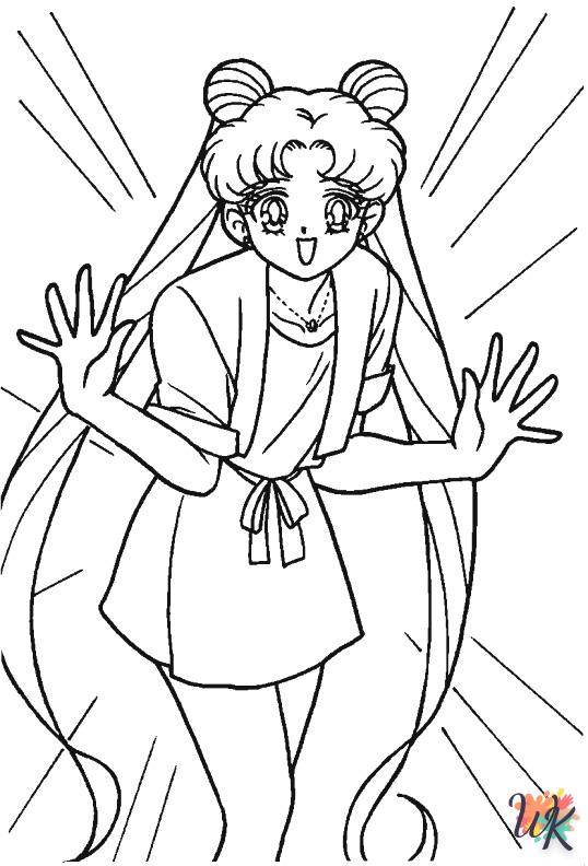 Dibujos para Colorear Sailor Moon 11