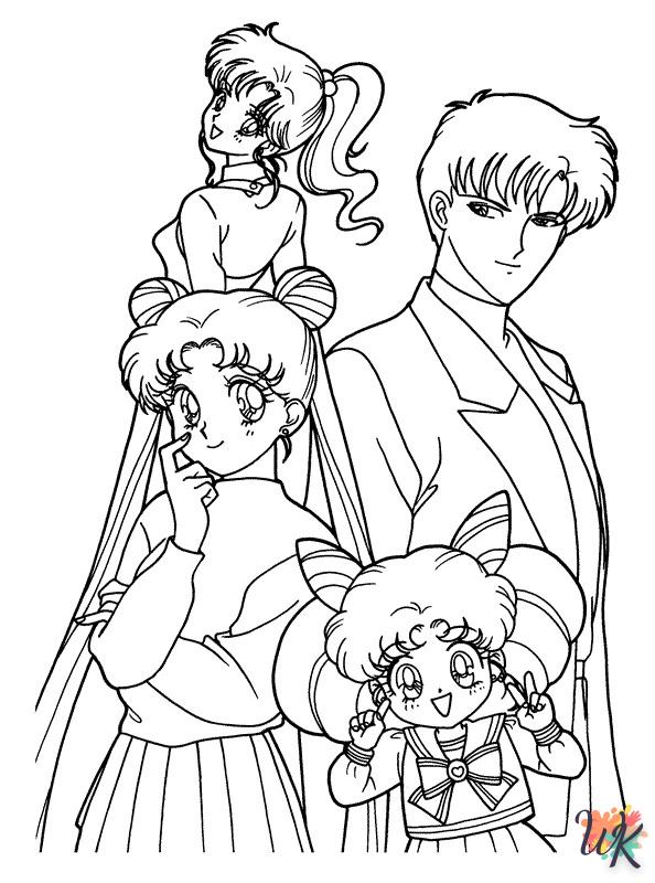 Dibujos para Colorear Sailor Moon 14