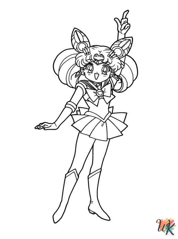 Dibujos para Colorear Sailor Moon 16