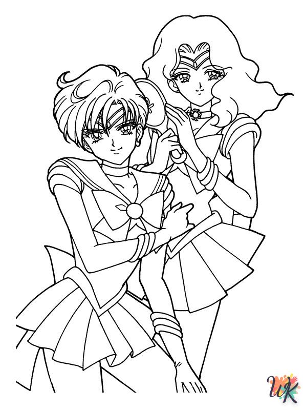 Dibujos para Colorear Sailor Moon 17