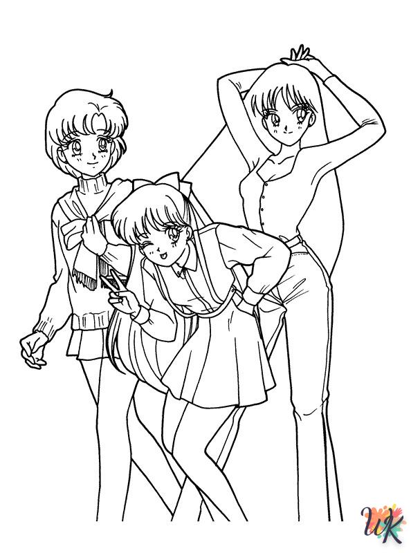 Dibujos para Colorear Sailor Moon 24