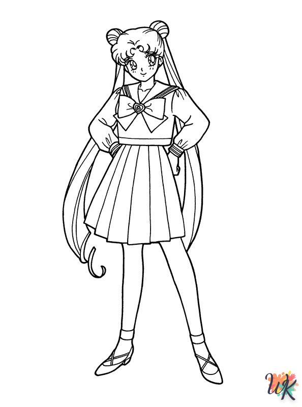 Dibujos para Colorear Sailor Moon 31