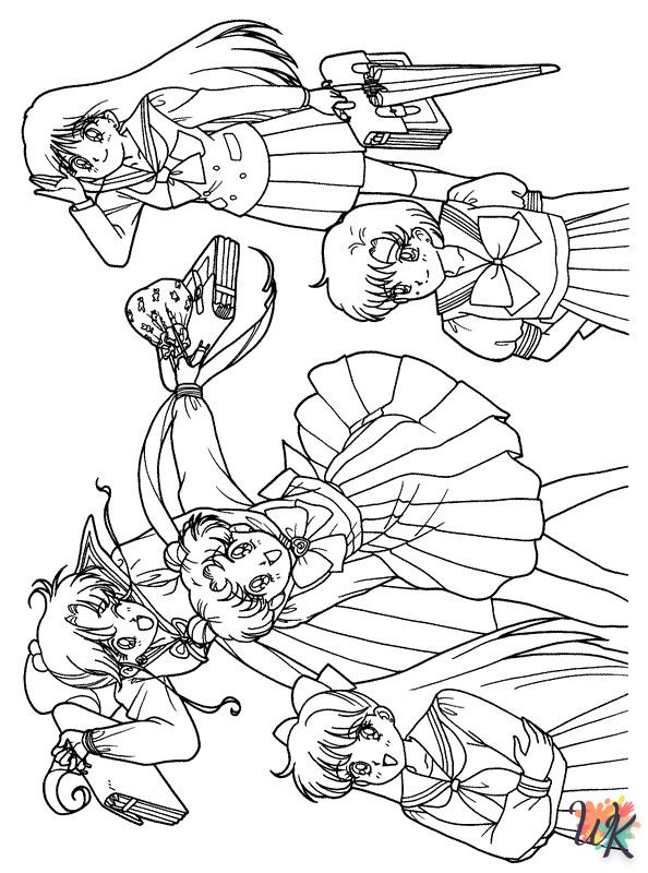 Dibujos para Colorear Sailor Moon 34