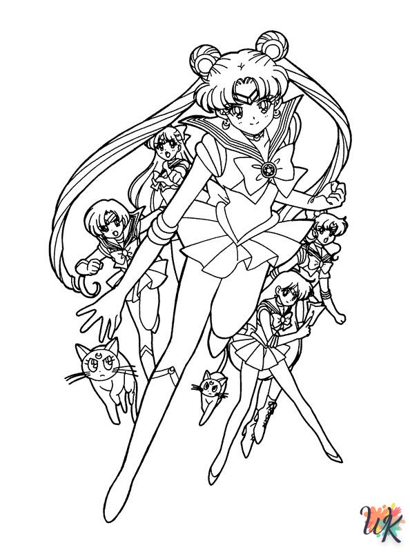 Dibujos para Colorear Sailor Moon 35