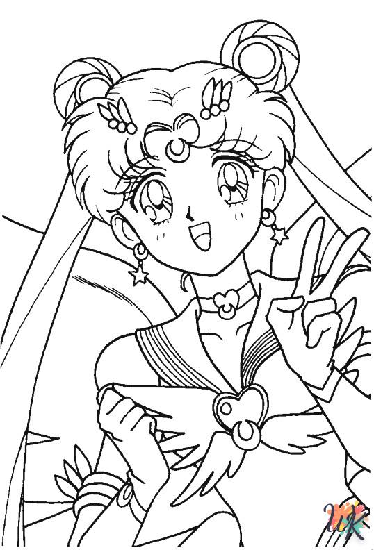 Dibujos para Colorear Sailor Moon 44