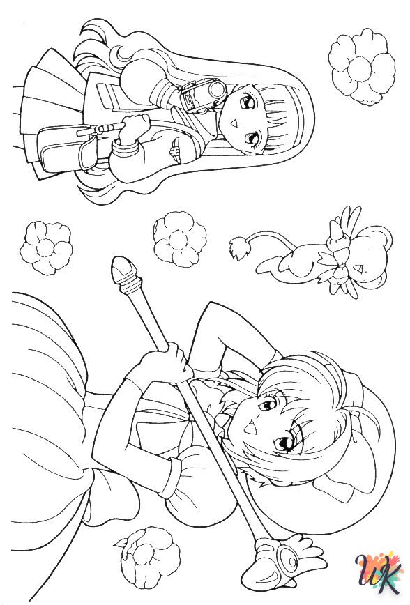 Dibujos para Colorear Sakura 05