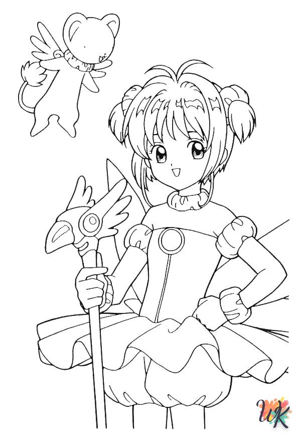 Dibujos para Colorear Sakura 10