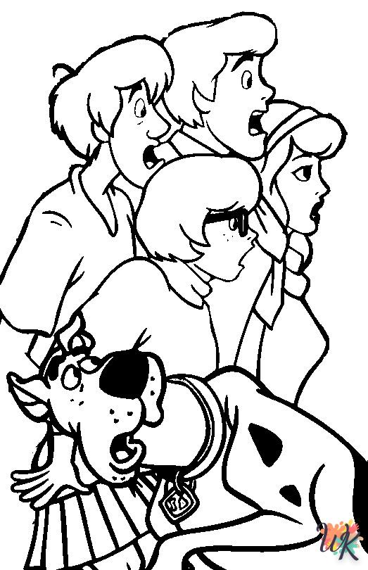 Dibujos para Colorear Scooby Doo 16