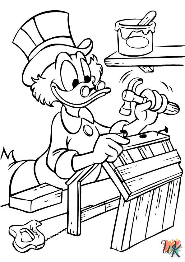 Dibujos para Colorear Scrooge McDuck 03