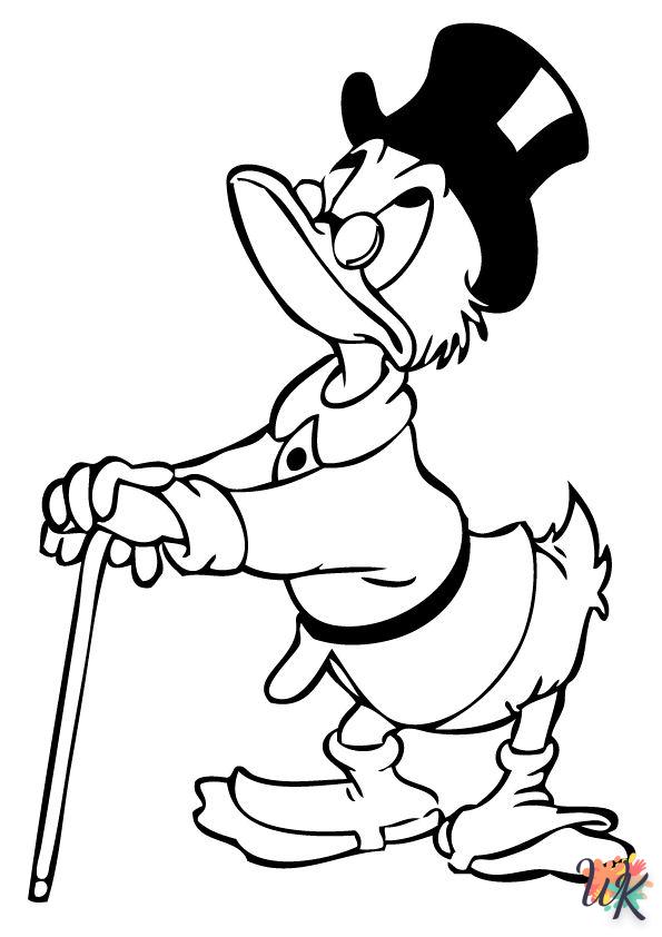 Dibujos para Colorear Scrooge McDuck 06