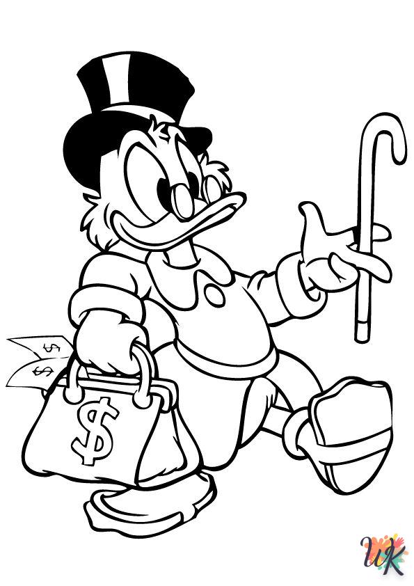 Dibujos para Colorear Scrooge McDuck 07