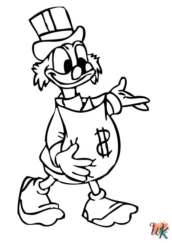 Dibujos para Colorear Scrooge McDuck 08