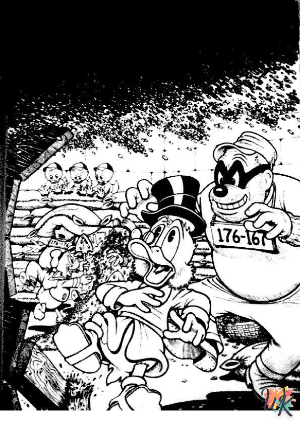 Dibujos para Colorear Scrooge McDuck 19