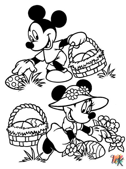 Dibujos para Colorear Semana Santa con Disney 3