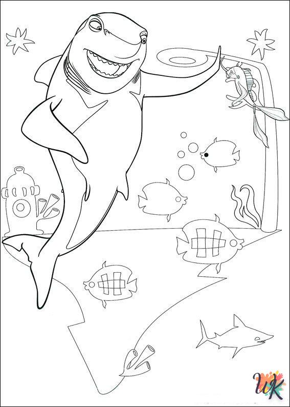 Dibujos para Colorear Shark Tale 06