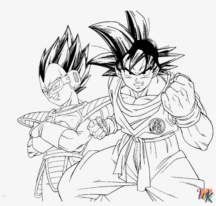 Dibujos para Colorear Son Goku 10